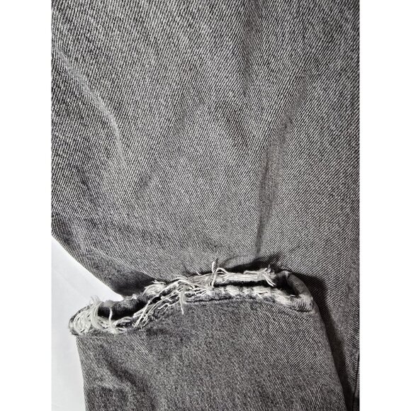 Agolde Jeans Womens Grey Denim 90’s Crop Size 28- READ INFO - Picture 5 of 16